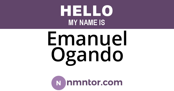 Emanuel Ogando