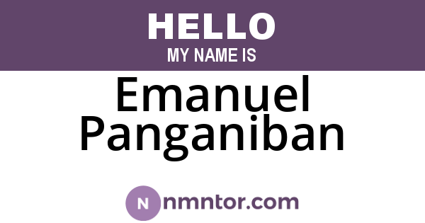 Emanuel Panganiban