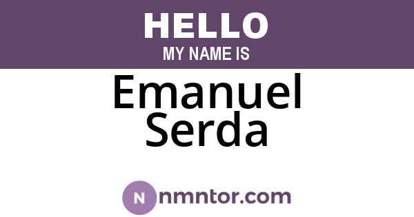 Emanuel Serda