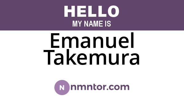 Emanuel Takemura