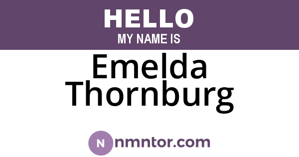 Emelda Thornburg