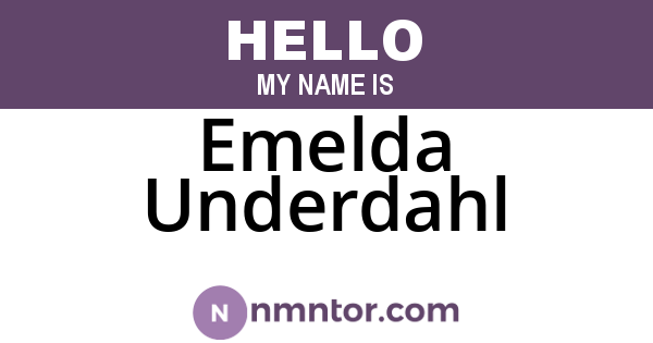 Emelda Underdahl