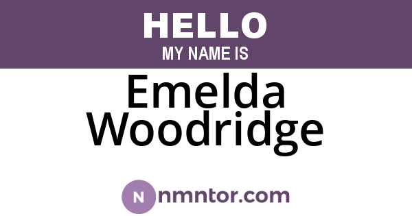 Emelda Woodridge
