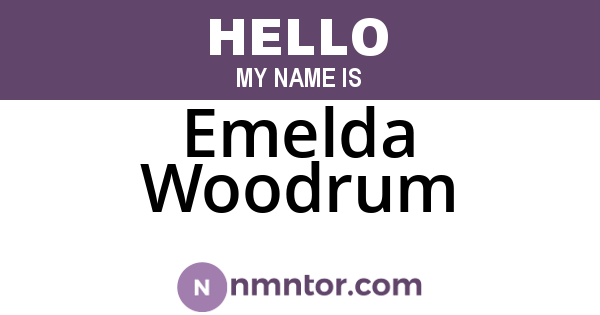 Emelda Woodrum