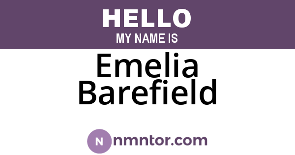 Emelia Barefield
