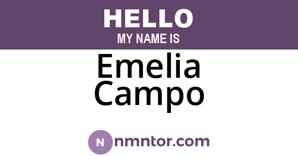 Emelia Campo
