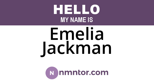 Emelia Jackman