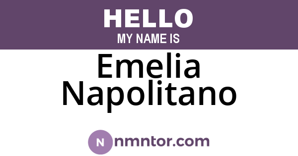 Emelia Napolitano