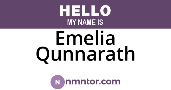 Emelia Qunnarath