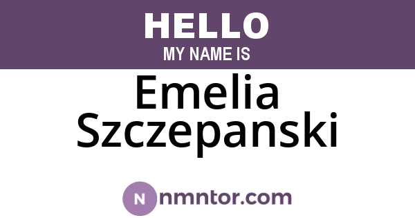 Emelia Szczepanski