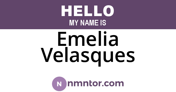 Emelia Velasques