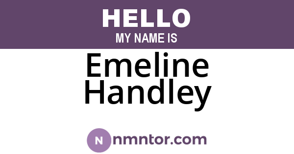 Emeline Handley