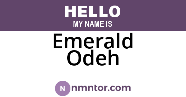 Emerald Odeh