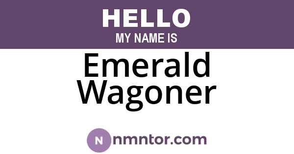 Emerald Wagoner
