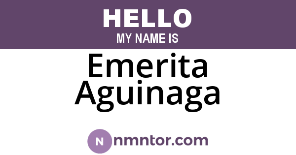 Emerita Aguinaga