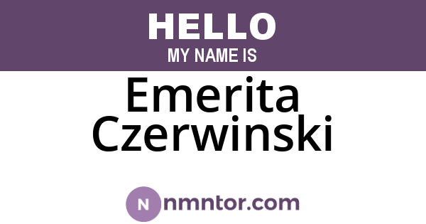 Emerita Czerwinski