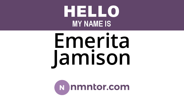 Emerita Jamison
