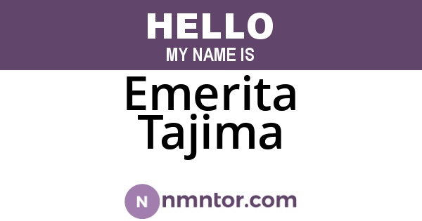 Emerita Tajima