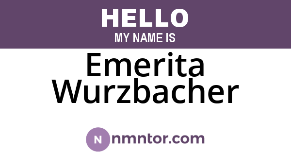 Emerita Wurzbacher