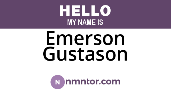 Emerson Gustason