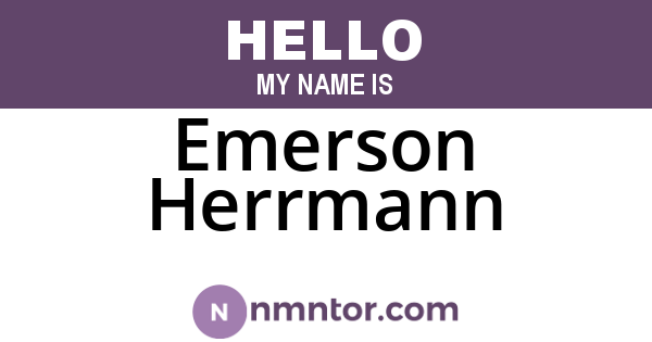 Emerson Herrmann