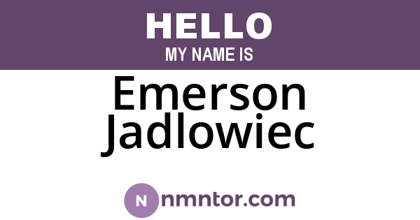 Emerson Jadlowiec