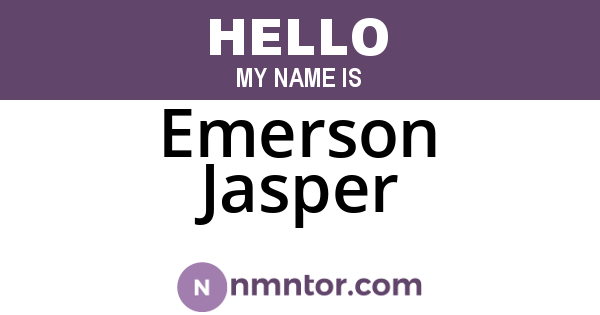 Emerson Jasper