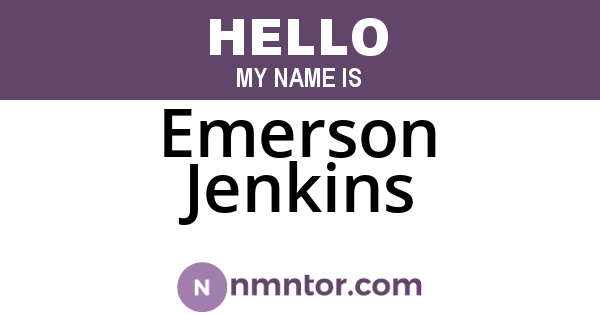 Emerson Jenkins