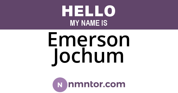 Emerson Jochum