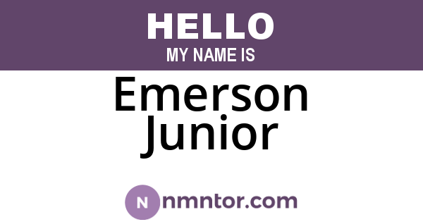 Emerson Junior