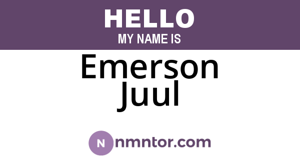 Emerson Juul