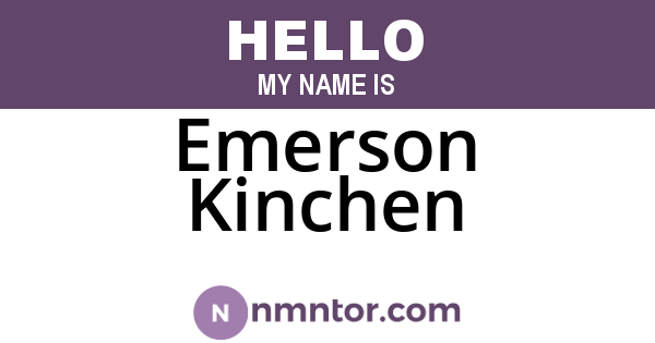 Emerson Kinchen