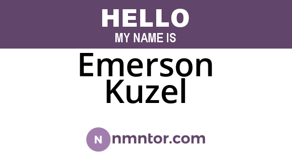 Emerson Kuzel