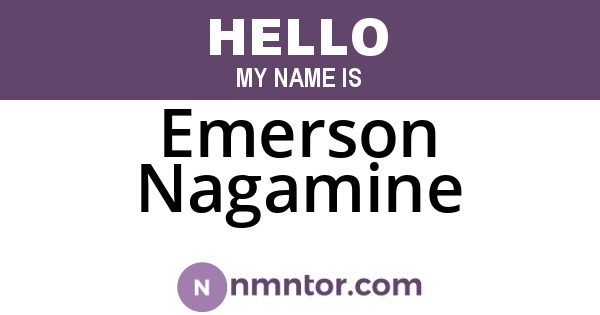 Emerson Nagamine