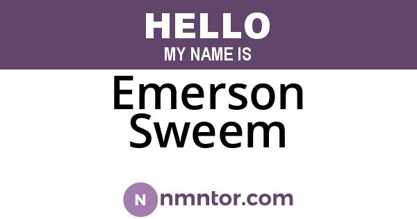 Emerson Sweem