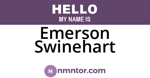 Emerson Swinehart