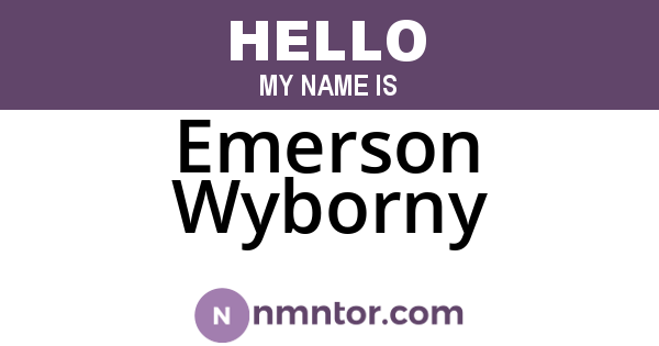 Emerson Wyborny