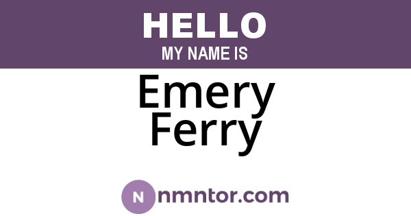 Emery Ferry