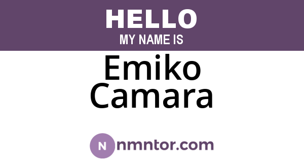 Emiko Camara