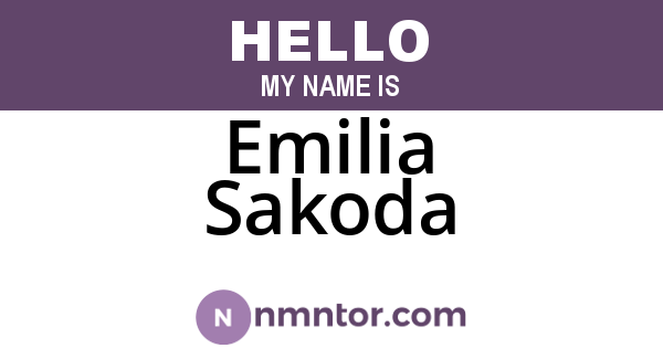 Emilia Sakoda