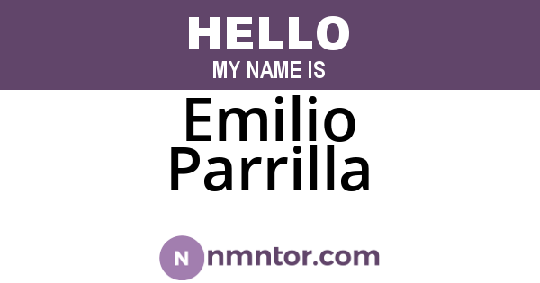 Emilio Parrilla