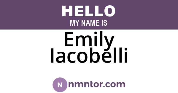 Emily Iacobelli