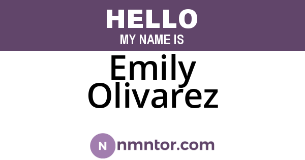 Emily Olivarez