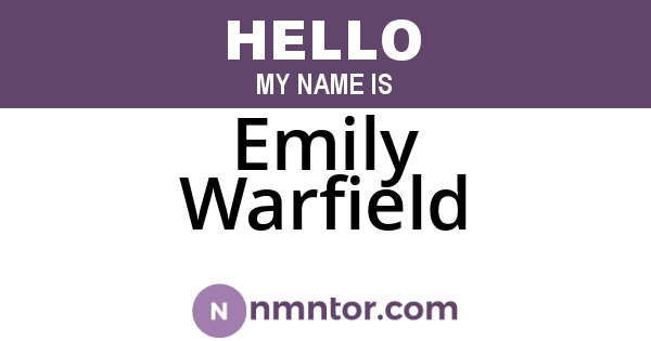Emily Warfield
