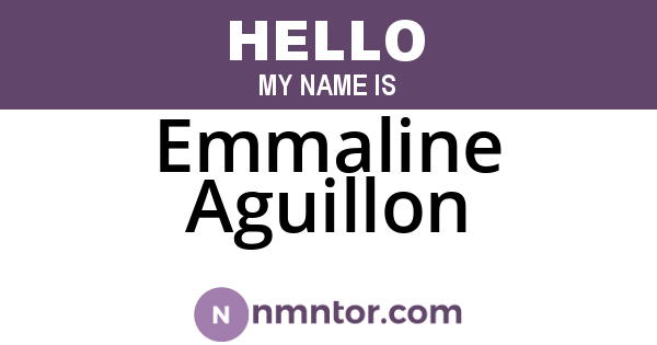 Emmaline Aguillon