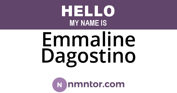 Emmaline Dagostino