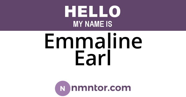 Emmaline Earl