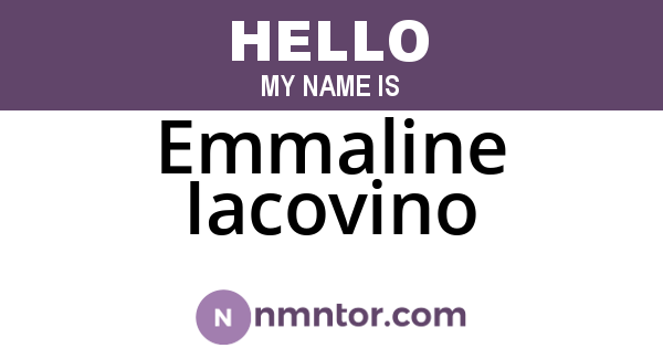 Emmaline Iacovino