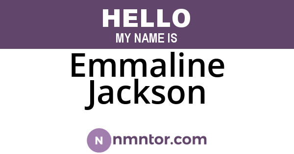 Emmaline Jackson