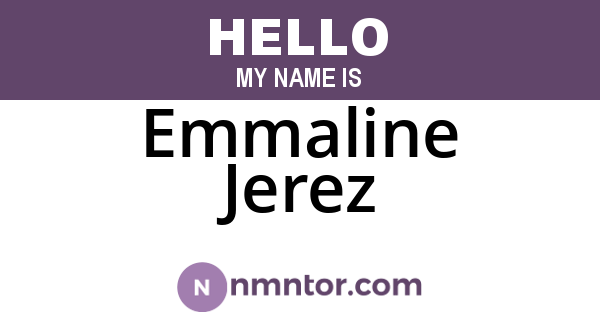 Emmaline Jerez